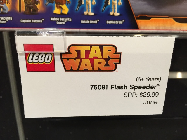 LEGO Star Wars Summer 2015 Sets Flash Speeder 75091 Price Release Date