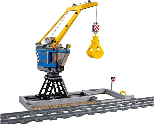 60098 LEGO City Heavy Haul Train Tracks and Crane