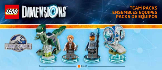 71205 LEGO Dimensions Jurassic Park Team Pack