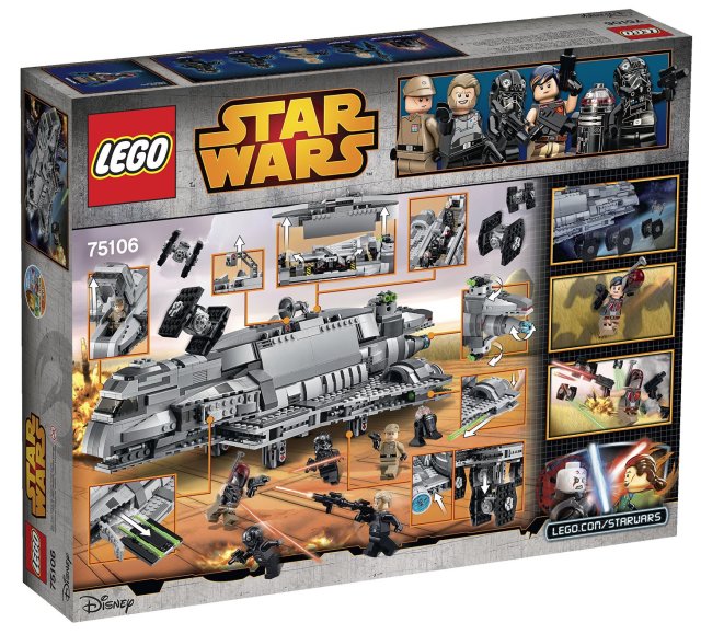 75106 LEGO Imperial Assault Carrier Set Box Back