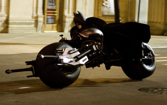 Batman on Bat-Pod from The Dark Knight