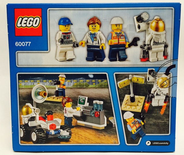 Box Back LEGO Space Starter Set 60077
