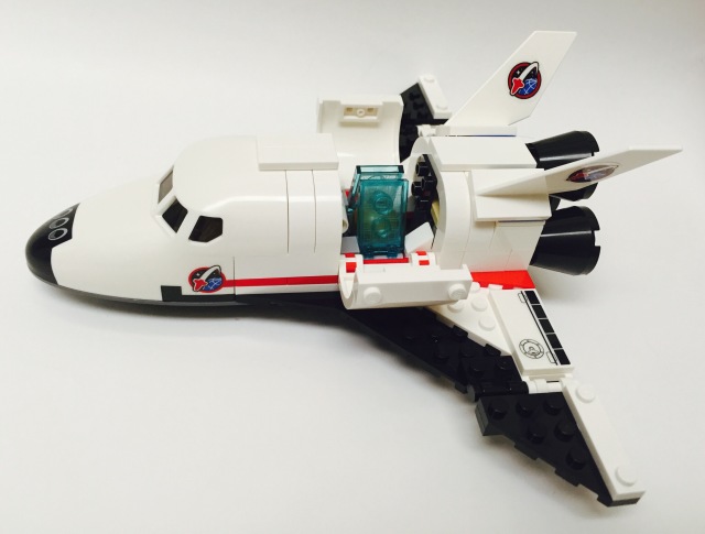 LEGO Utility Shuttle with Cargo Doors Open Satellite