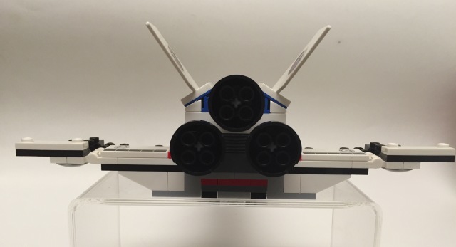 Back of LEGO City Utility Shuttle Vehicle