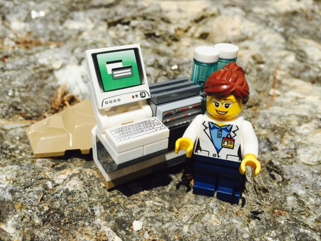 LEGO City Space Starter Set Female Scientist with Computer Station