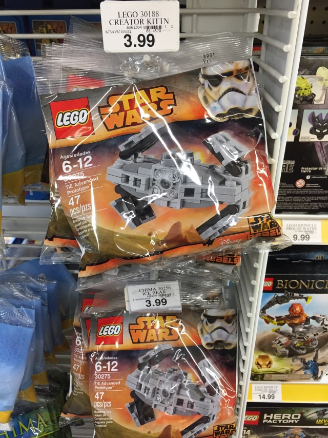 Toys R Us Exclusive Free LEGO Star Wars TIE Advanced Sets