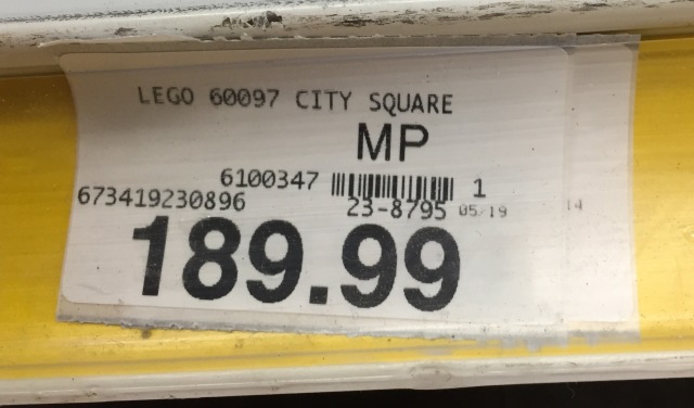 LEGO City City Square 60097 Price $189.99 Summer 2015
