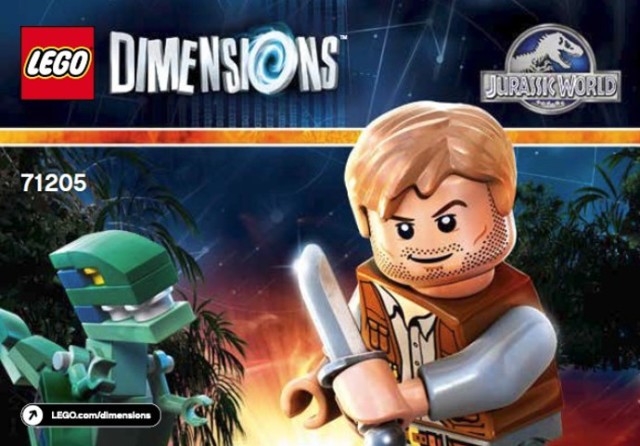 LEGO Dimensions Jurassic Park Team Pack 71205 Cover