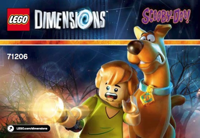 LEGO Dimensions Scooby-Doo Team Pack 71206 Instructions Cover