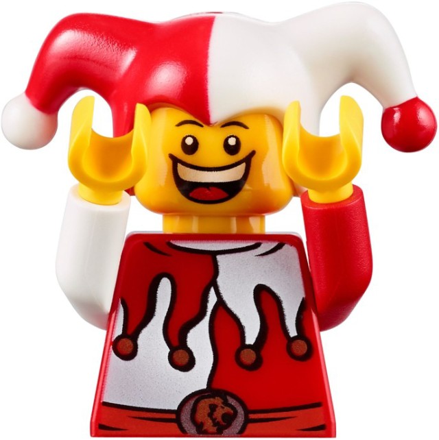 LEGO Jester Minifigure from LEGO Birthday Cake 40153 Set