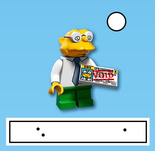 Homer Simpson tie LEGO Minifigure Simpsons S2 minifig colsim21 FREE POST 