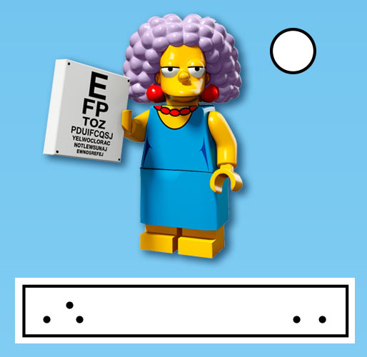 minifig colsim2-11 FREE POST Selma LEGO Minifigure Simpsons S2