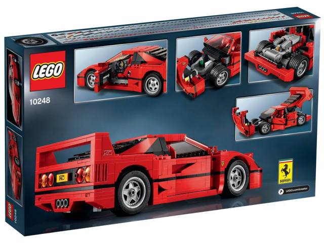 10248 LEGO Ferrari F40 Box Back