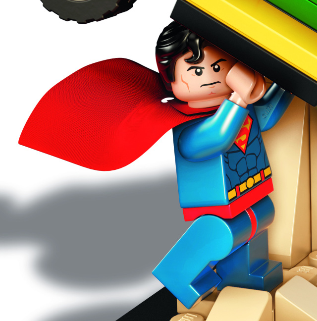 2015 San Diego Comic Con Superman LEGO Minifigure Exclusive