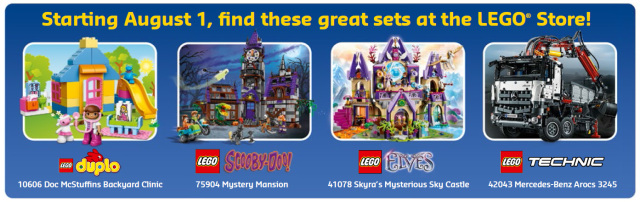August LEGO Summer 2015 Sets New Releases