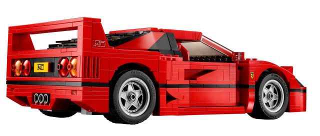 Ferrari F40 LEGO Set Rear Side View July 2015 Release
