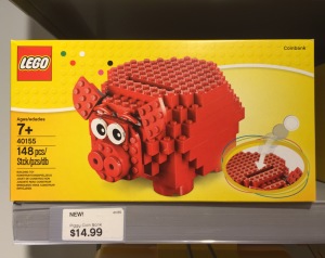 LEGO Piggy Coin Bank 40155 Set Box