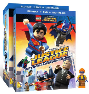LEGO Justice League Attack of the Legion of Doom DVD with Trickster Minifigure