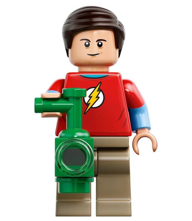LEGO Sheldon Minifigure from The Big Bang Theory