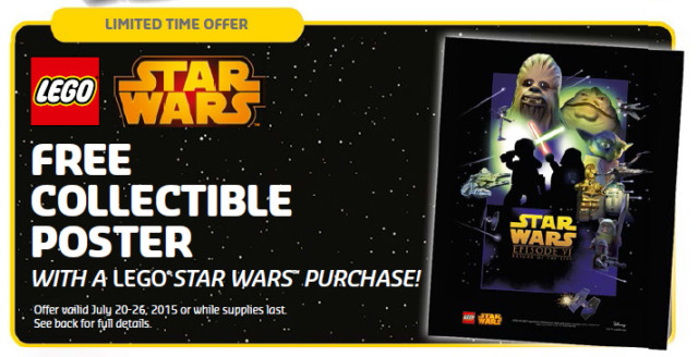 LEGO Star Wars Return of the Jedi Poster Free July 2015