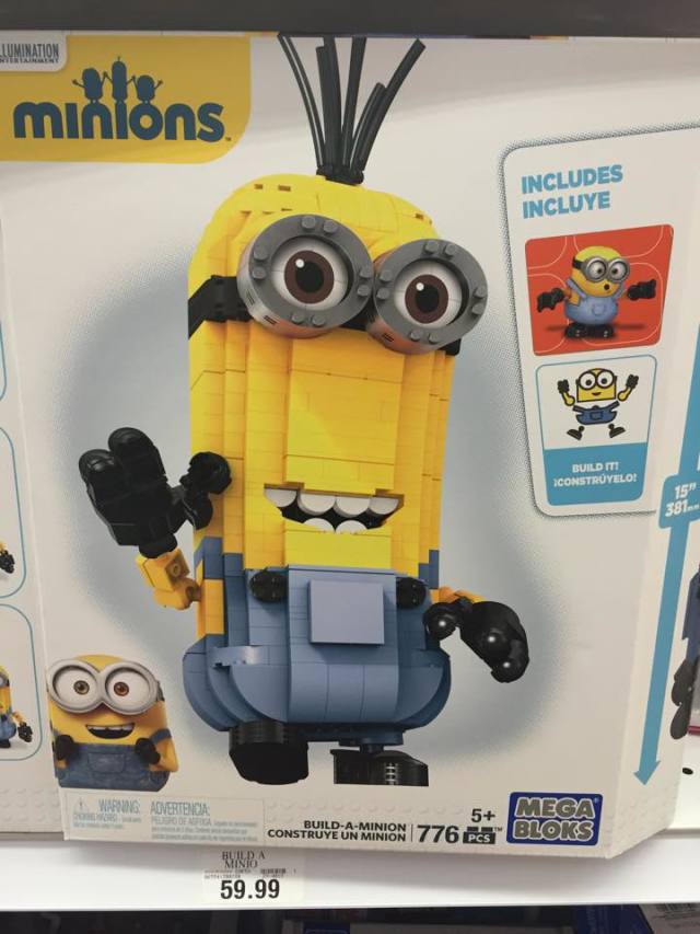 Minions Mega Bloks Build-A-Minion Set