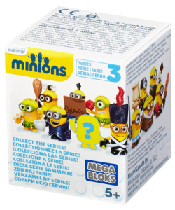 Minions Mega Bloks Series 3 Blind Box Figures Packaging