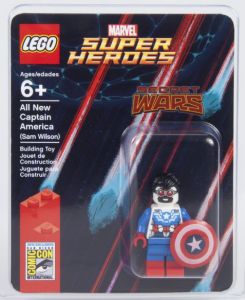 SDCC 2015 LEGO All-New Captain America Minifigure Falcon Sam Wilson