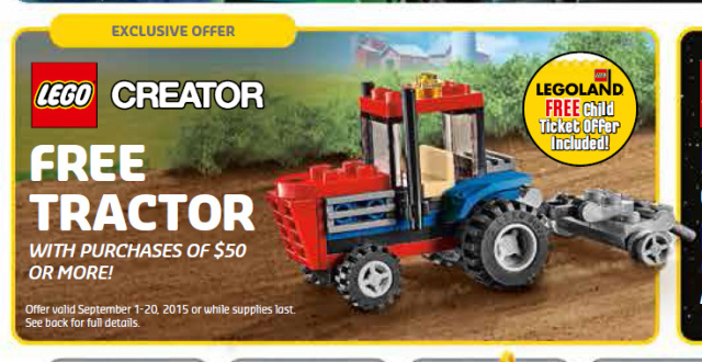 30284 LEGO Tractor Polybag Free Promo Set