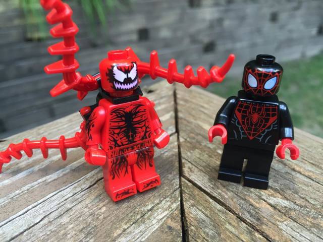 LEGO Ultimate Spider-Man Minifigure Miles Morales and Carnage