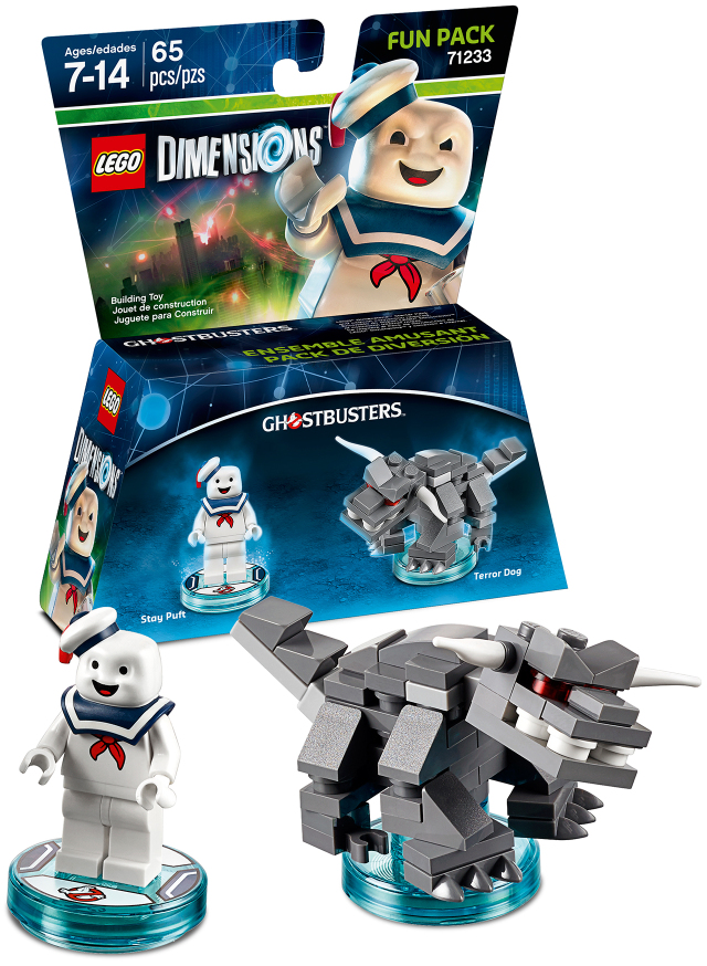71233 LEGO Dimensions Stay Puft Marshmallow Man Minifigure Terror Dog