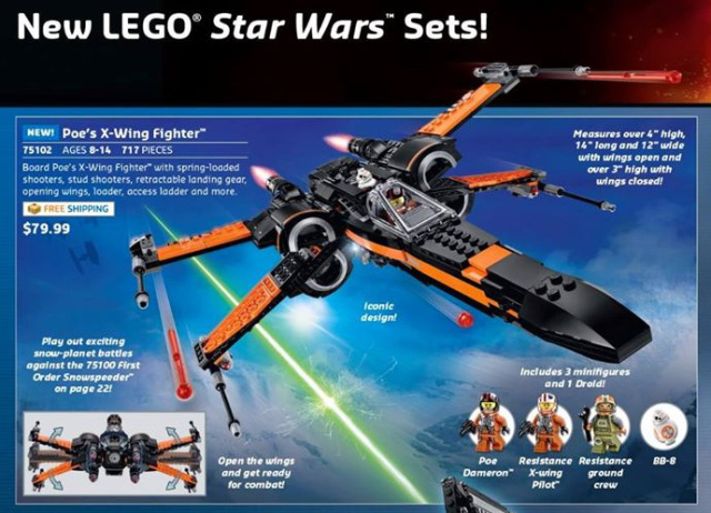 75102 Poe's X-Wing Starfighter LEGO Set