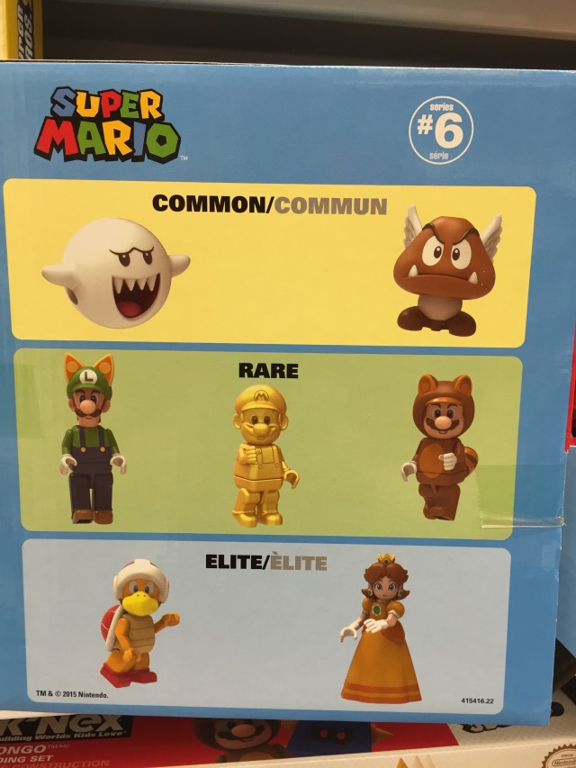 K'Nex Super Mario Series 6 Figures Rarity Common Elite Rare Guide