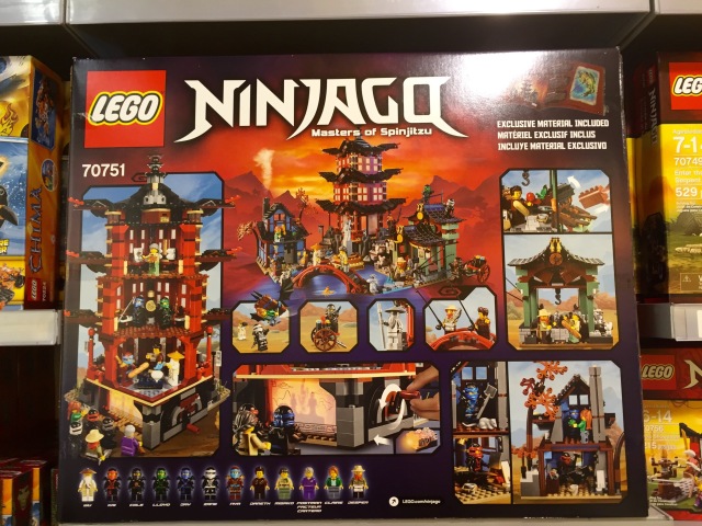 LEGO 70751 Temple of Airjitzu Box Back