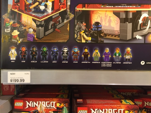 Ninjago Temple of Airjitzu Minifigures Ninjas Claire Jesper Postman