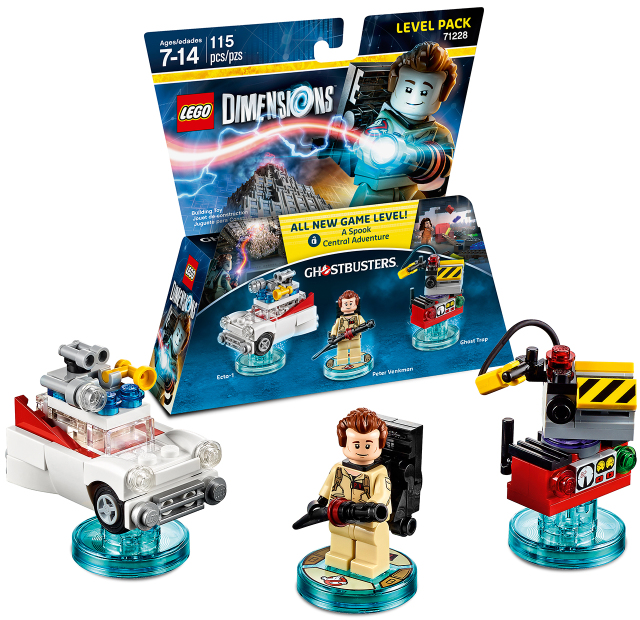 LEGO Dimensions Ghostbusters Level Pack 71228 Ecto-1 Peter Venkman