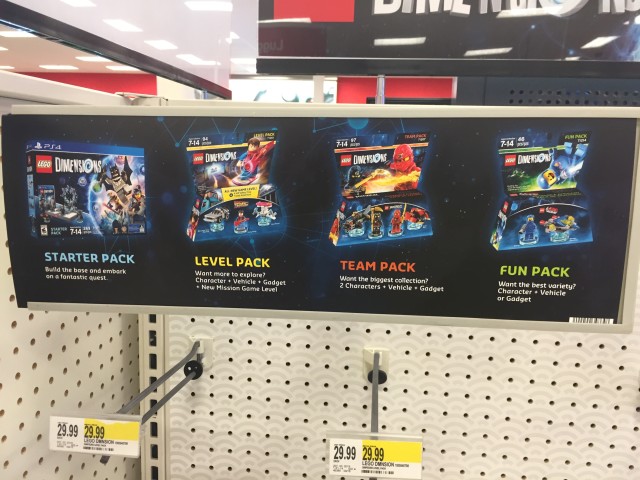 Empty LEGO Dimensions Video Game Pegs at Target