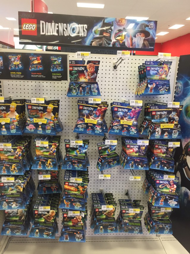 LEGO Dimensions Target Stocked Display