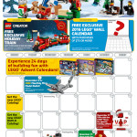 November 2015 LEGO Store Calendar Free Promos & Events