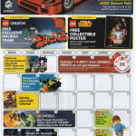 October 2015 LEGO Store Calendar! Holiday Train Promo!