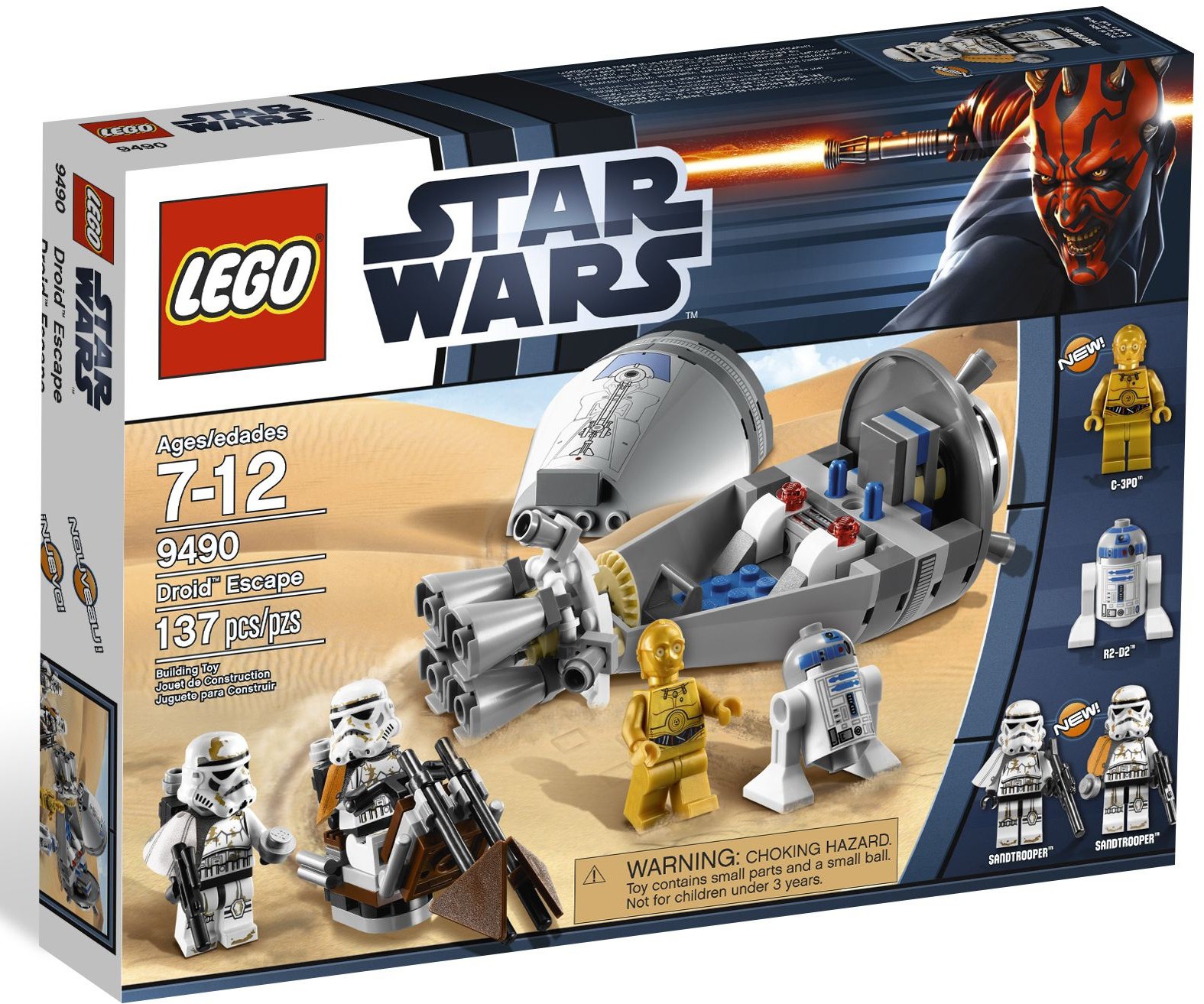 LEGO Star Wars Neu & OVP 75136 Droid Escape Pod mit R2-D2 C-3PO & Jawa 