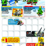 December 2015 LEGO Store Calendar! Ornament Promo!