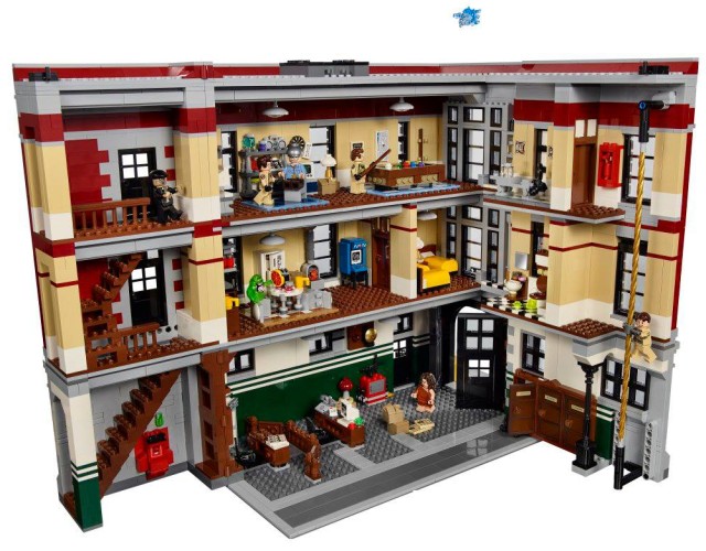 Interior of LEGO Ghostbusters Firehouse Headquarters