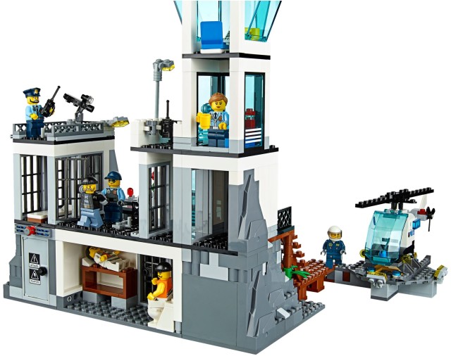 LEGO City 60130 Prison Island Jail Set Interior