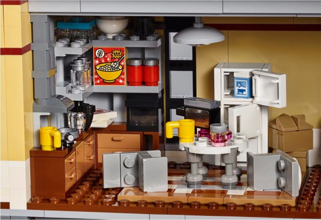 LEGO Ghostbusters Kitchen Interior of Fire House