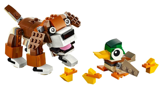 LEGO Park Animals 31044 Set Dog and Ducks
