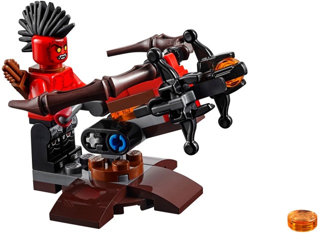 Nexo Knights Flame Thrower Minifigure with Crossbow