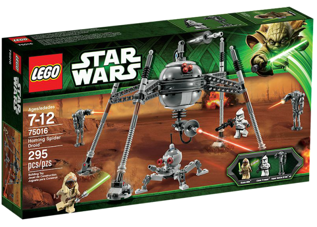75016 LEGO Homing Spider Droid 2013 Version Box