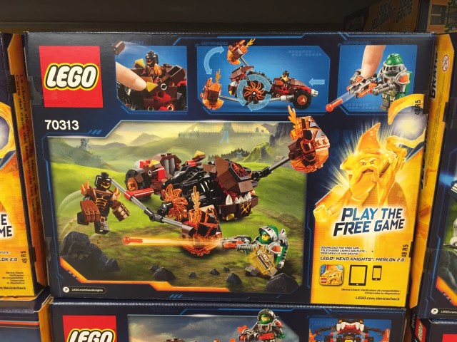 LEGO 2016 Nexo Knights Moltor's Lava Smasher Box