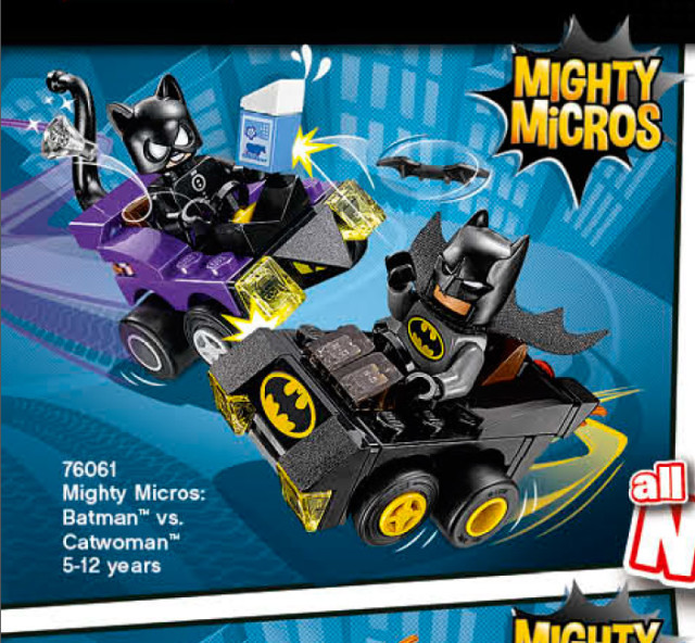 LEGO Mighty Micros Batman vs Catwoman 76061 Winter 2016 Set