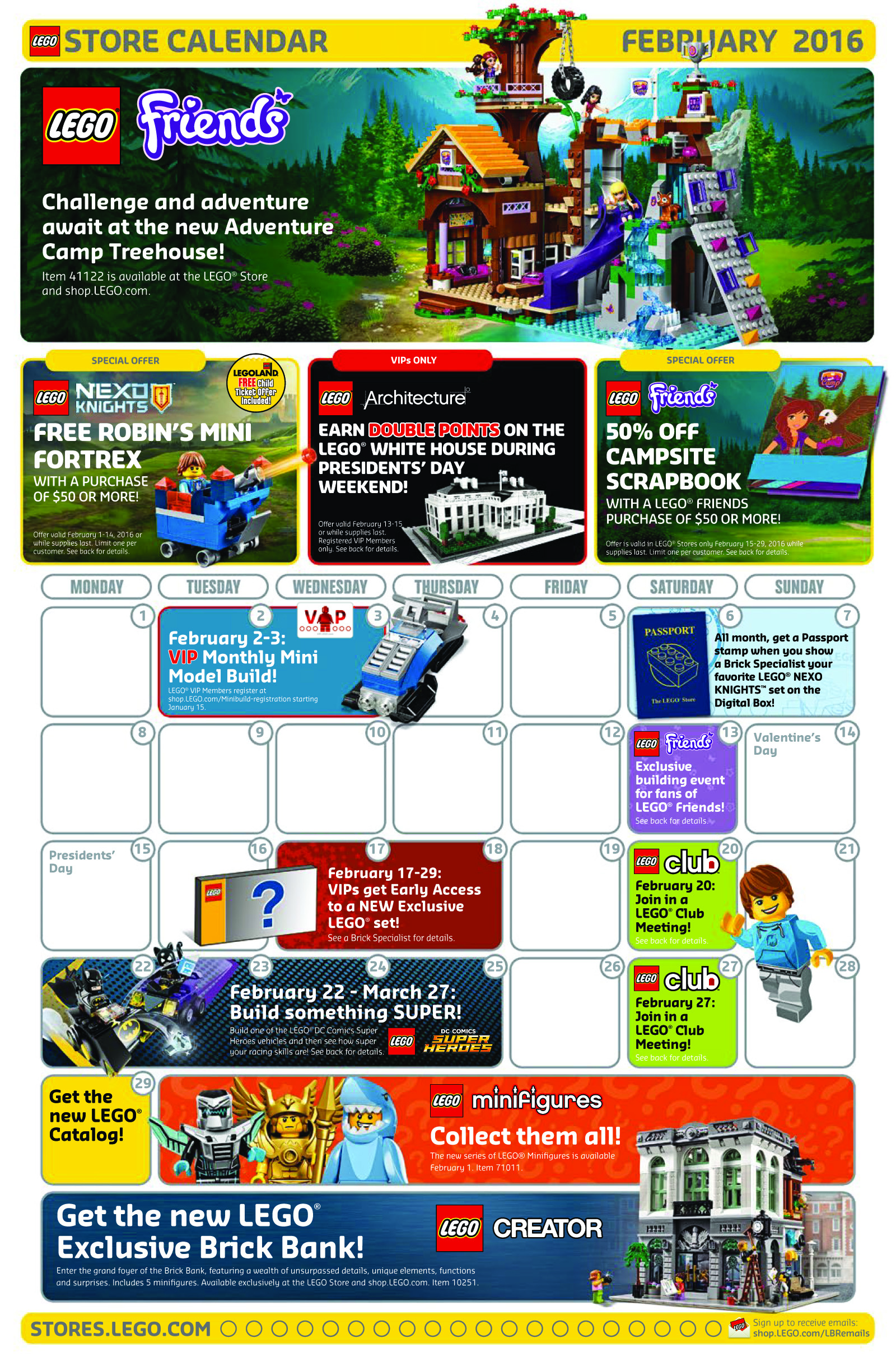 Lego Promo Calendar Customize and Print